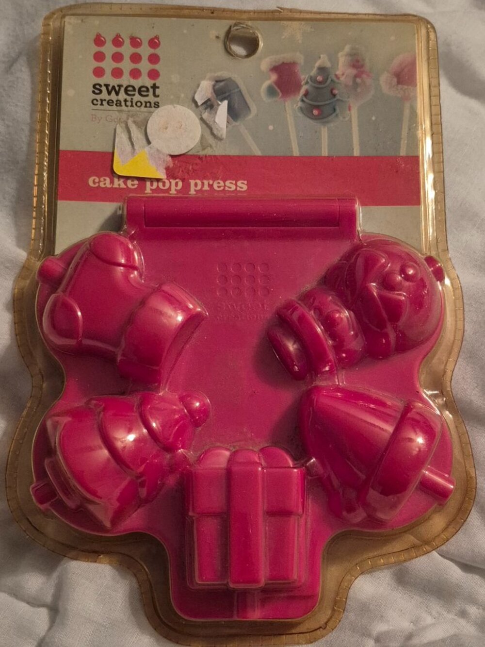 Sweet Creations by Good Cook 5 Cake Pop Press Baking Mold Christmas Holiday NEW